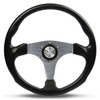 SAAS Sports Steering Wheel Poly 14" ADR Octane Titanium Spoke
