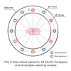 SAAS Steering Wheel Boss Kit Adapter