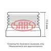 SAAS Steering Wheel Boss Kit Adapter