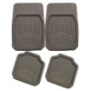 Outback 4x4 Deep Dish Rubber Mats Grey Front & Rear Universal 4WD