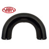 SAAS 180 Deg Pipe 76x350mm Black Anodised Aluminium Cold Air Intake