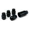 Acorn Lock Nut 1/2" Blk/Chr