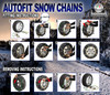Snow Chains Self Tensioning