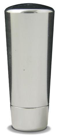 SAAS Silver Polished Aluminium Metal Long Gear Knob Easy to Fit