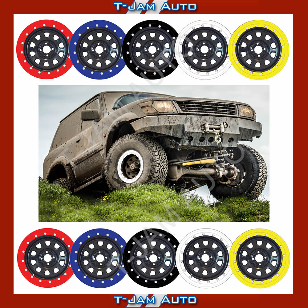 Bead Lock Simulator Kit Suits 16 inch RIMS 4WD & PASSENGER Set of 4 Yellow