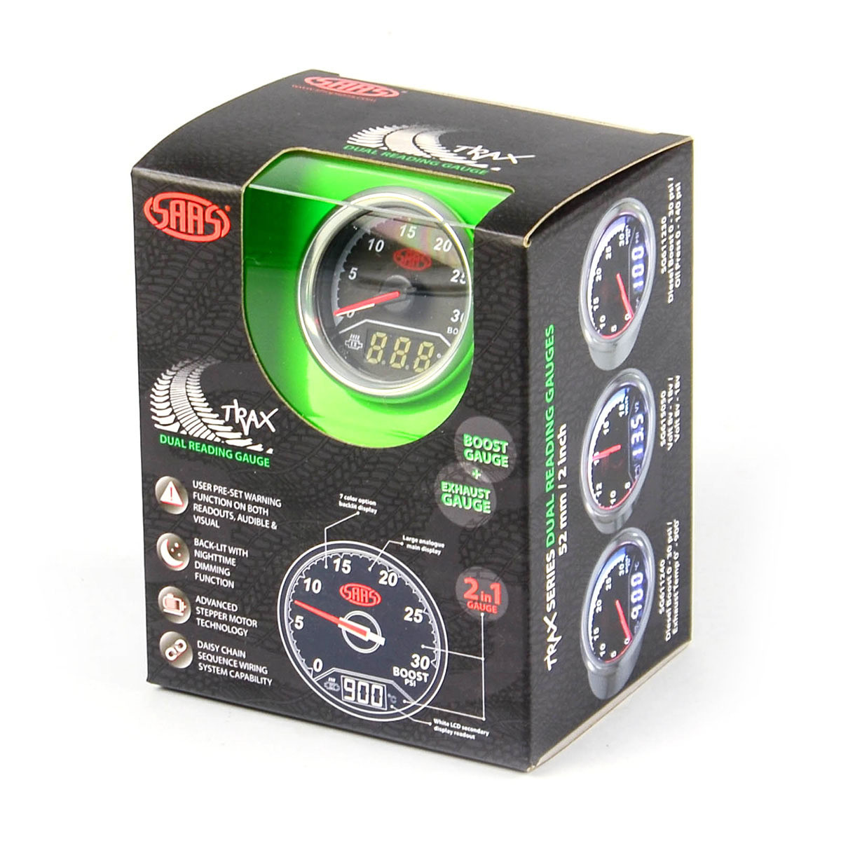SAAS Trax Dual Gauge Boost / Exhaust Temp