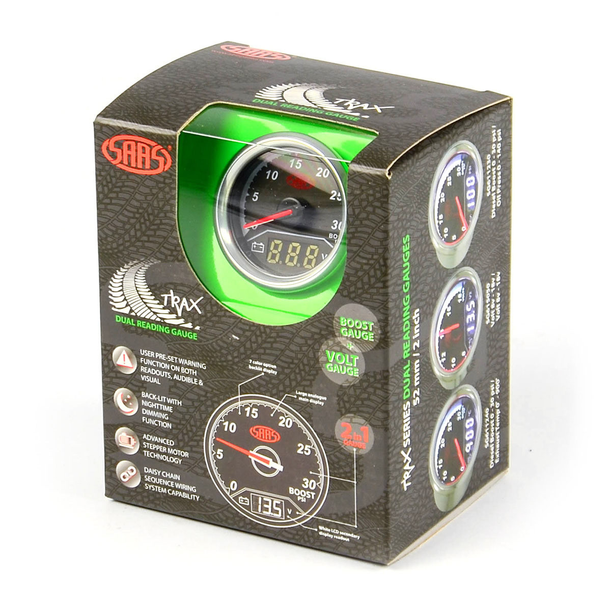 SAAS Trax Dual Gauge Boost / Volt