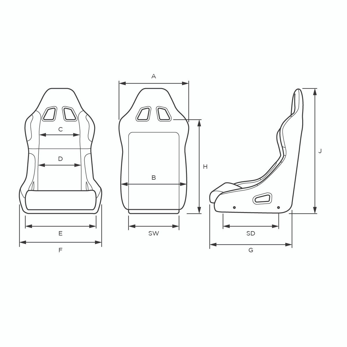 SAAS Mach II Racing Seat