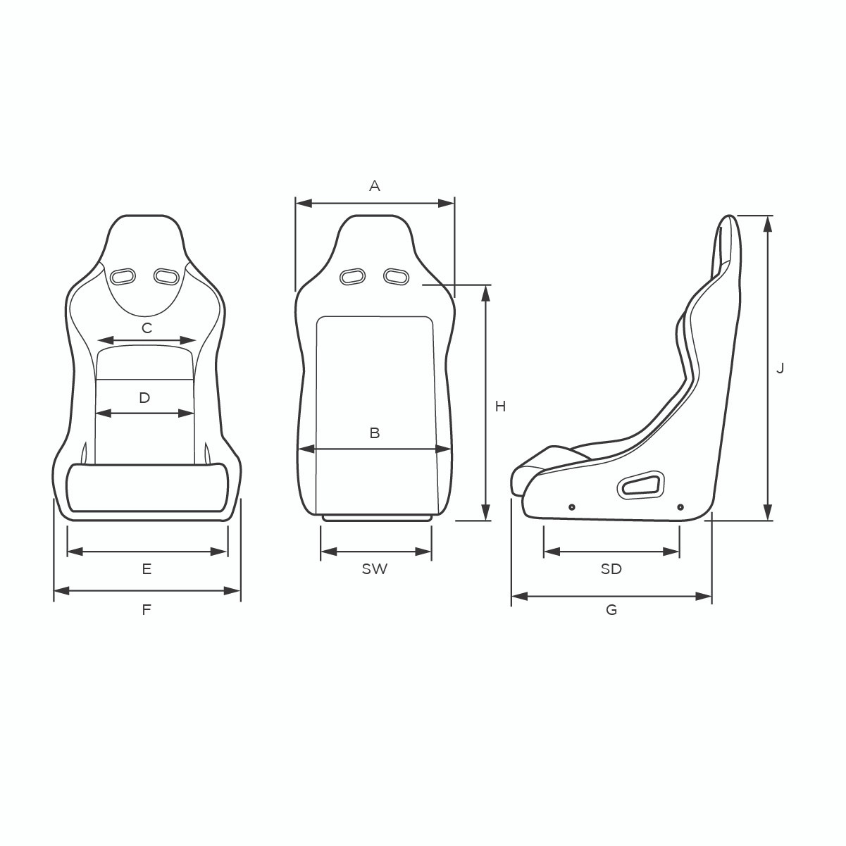 SAAS Rally Pro Racing Seat
