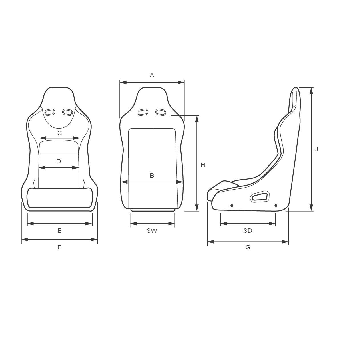 SAAS Rally Pro Racing Seat