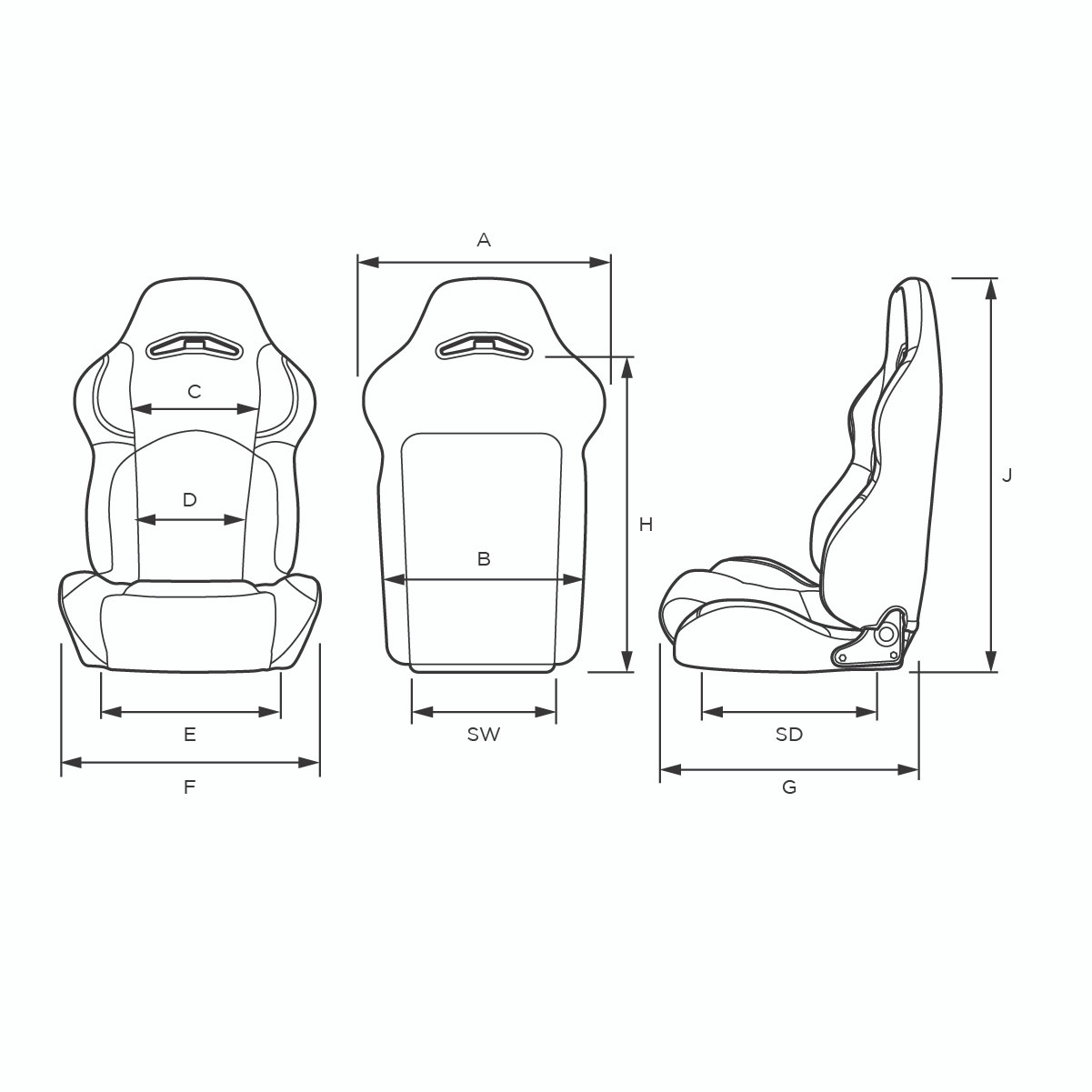 SAAS GT Racing Seat