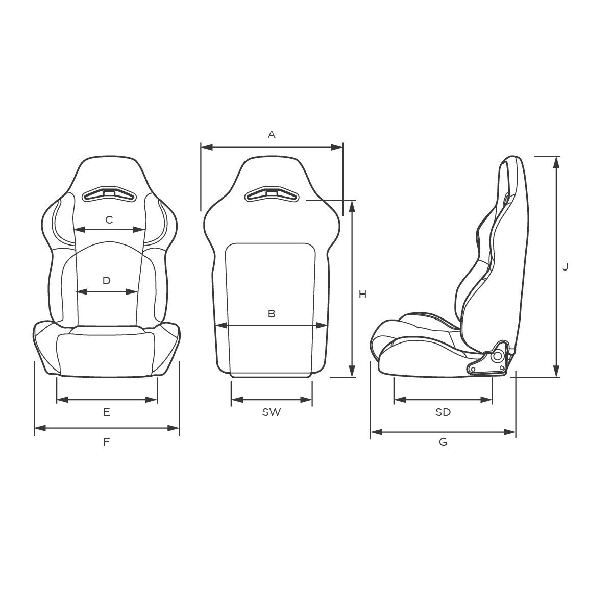 SAAS GT Racing Seat