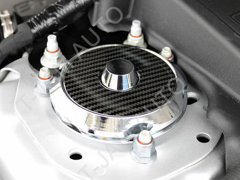 Chrome Billet Carbon Top Strut Cover
