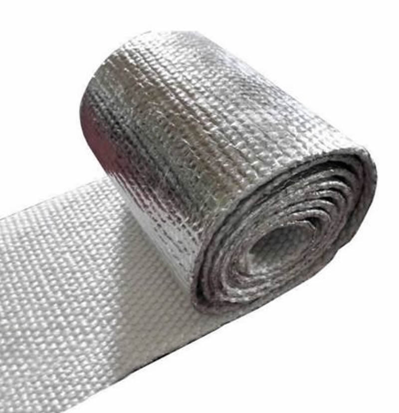 Electrical Tape Heat Shield Wrap Silver 15m - 50mm x 2mm