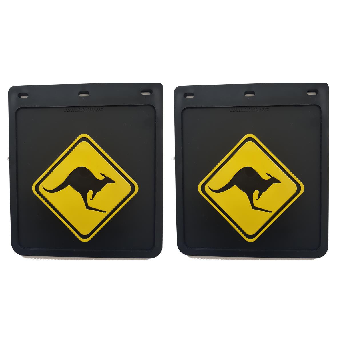 Heavy Duty Diamond Kangraoo Mud Flaps Set of 2 - 250 x 230mm