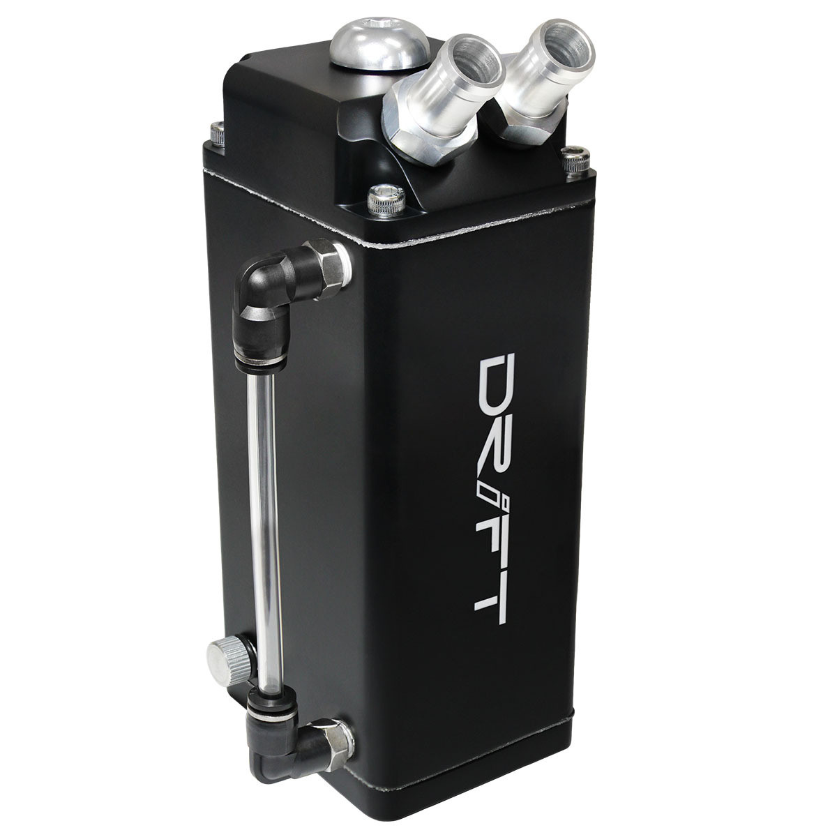 Drift Oil Catch Can Black 600ml Rectangle