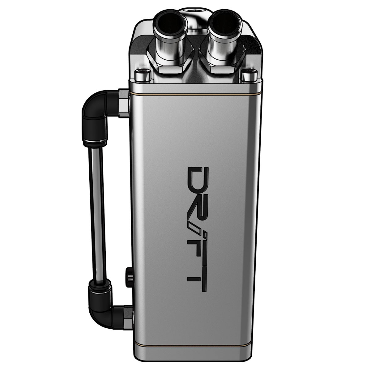 Drift Oil Catch Can Polished 600ml Rectangle