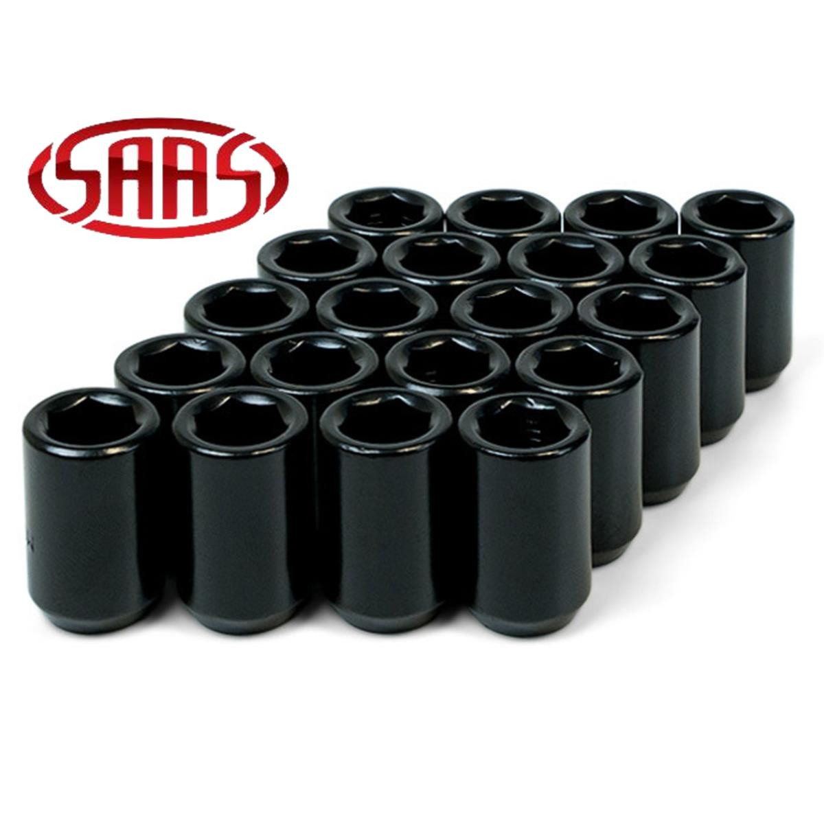 Acorn Hex Nut Black