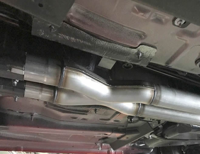 Autotecnica Exhaust Resonator Delete X-Pipe Suits Ford Mustang GT 5.0 V8 2015-17