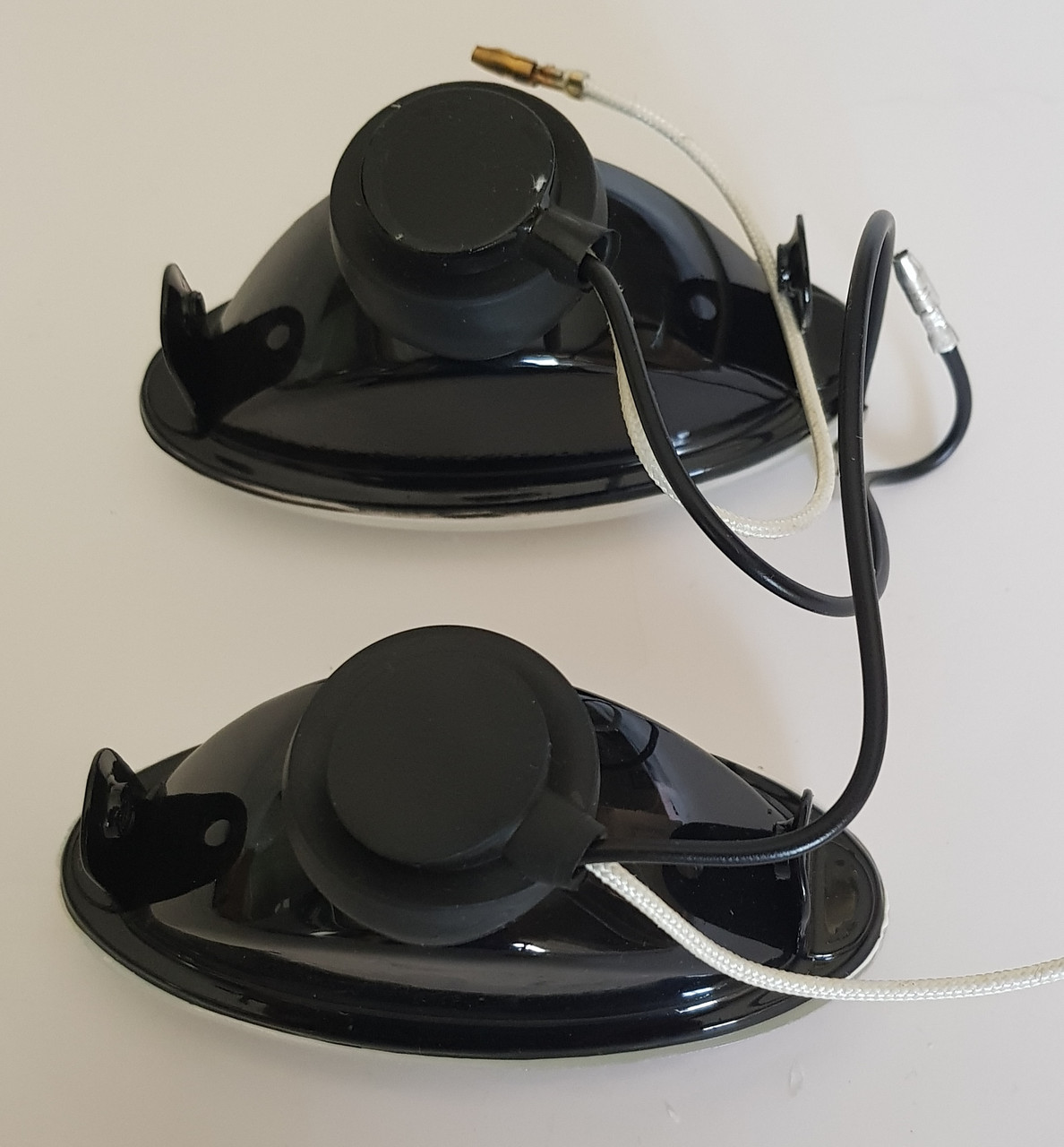 Driving Fog Lamps Pair 12V - 124x45mm Oval with H3 Halogen Bulb