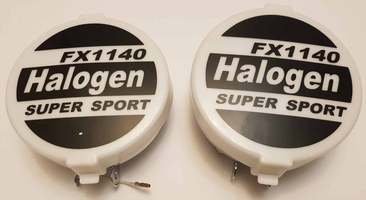 Driving Fog Lamps Pair 12V - 140mm Round with H3 Halogen Bulb