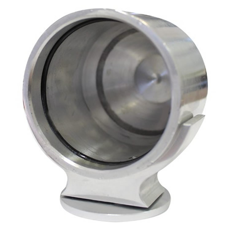 Single Gauge Billet Aluminium Holder Cup / Pod Silver suit 60mm / 52mm