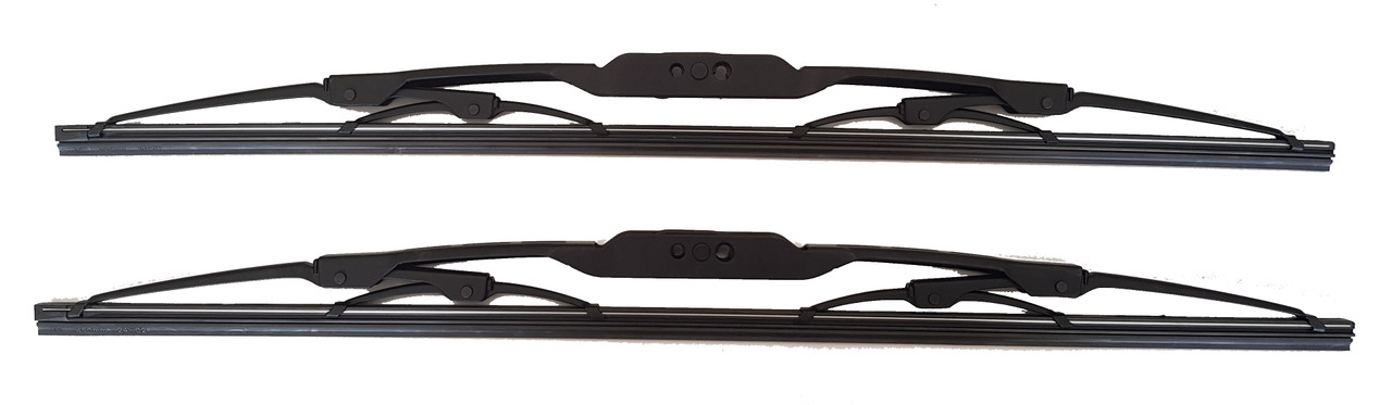 Metal Frame Windscreen Wiper Blades ( Pair x 2 ) - 14 inch (355mm)