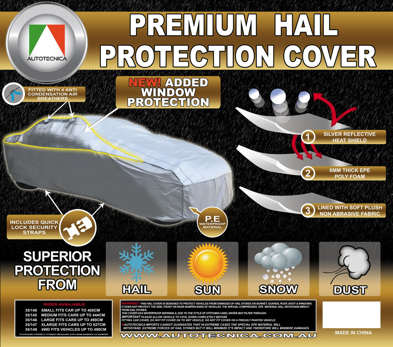 Premium Hail Cover
