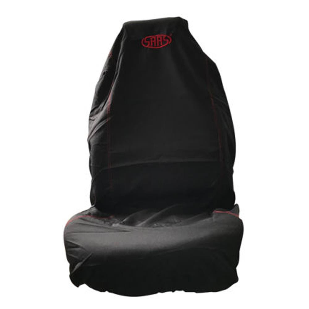 SAAS Seat Cover Throwover - Red Logo Large