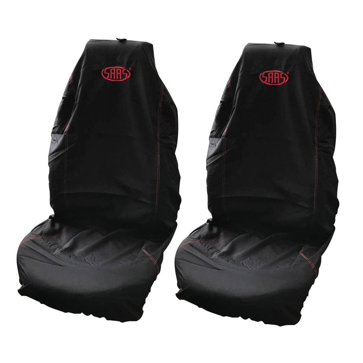 SAAS Seat Cover Throwover - Red Logo Large