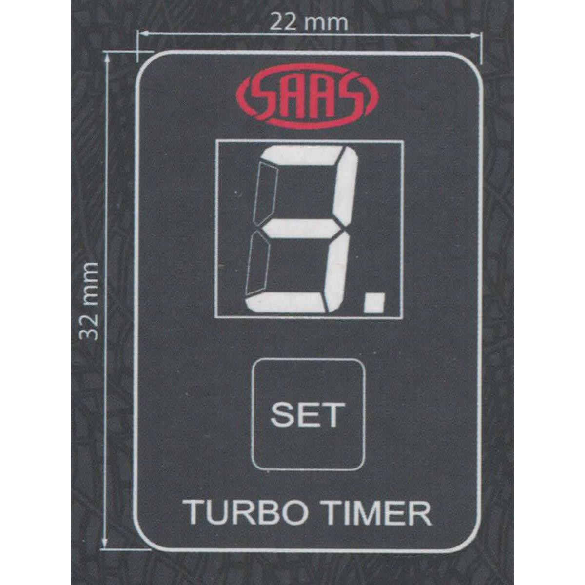 SAAS Direct Fit Dual Volt Digital Switch Gauge