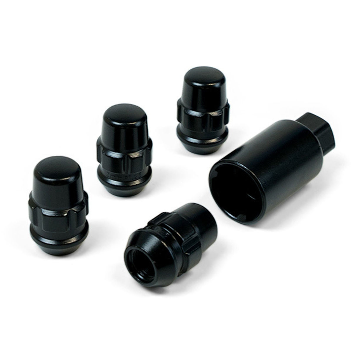 Acorn Lock Nut 12mm x 1.25 Blk/Chr