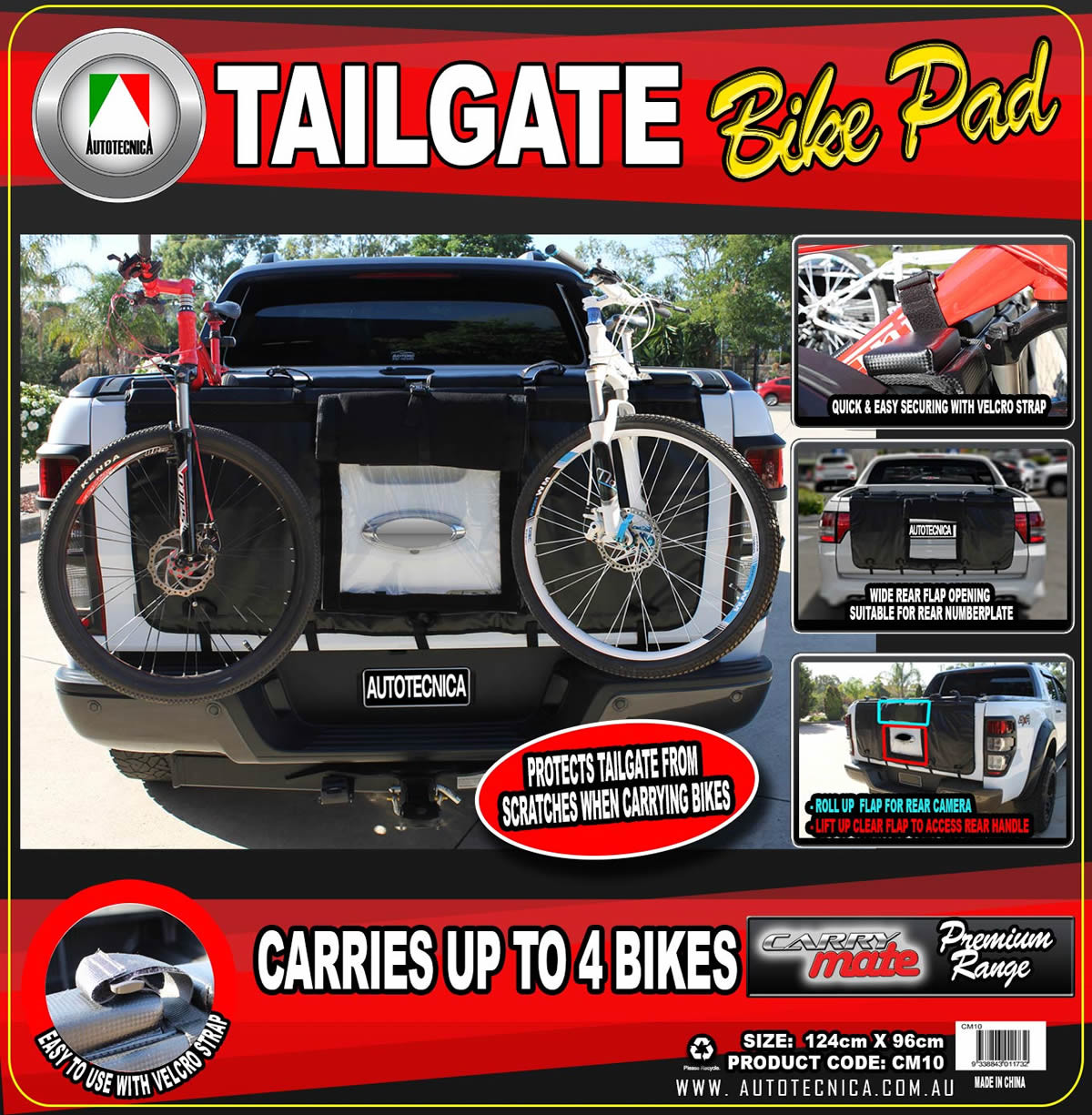 Tailgate Bike Carrier Pad