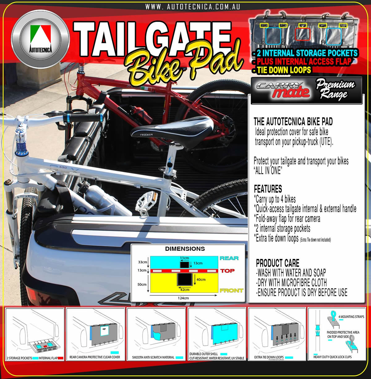 Tailgate Bike Carrier Pad