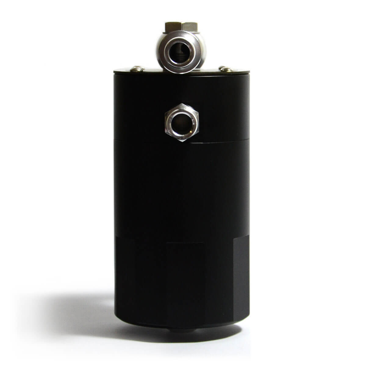 SAAS Oil Catch Can Tank 4x4 Baffled Black Billet 500ml
