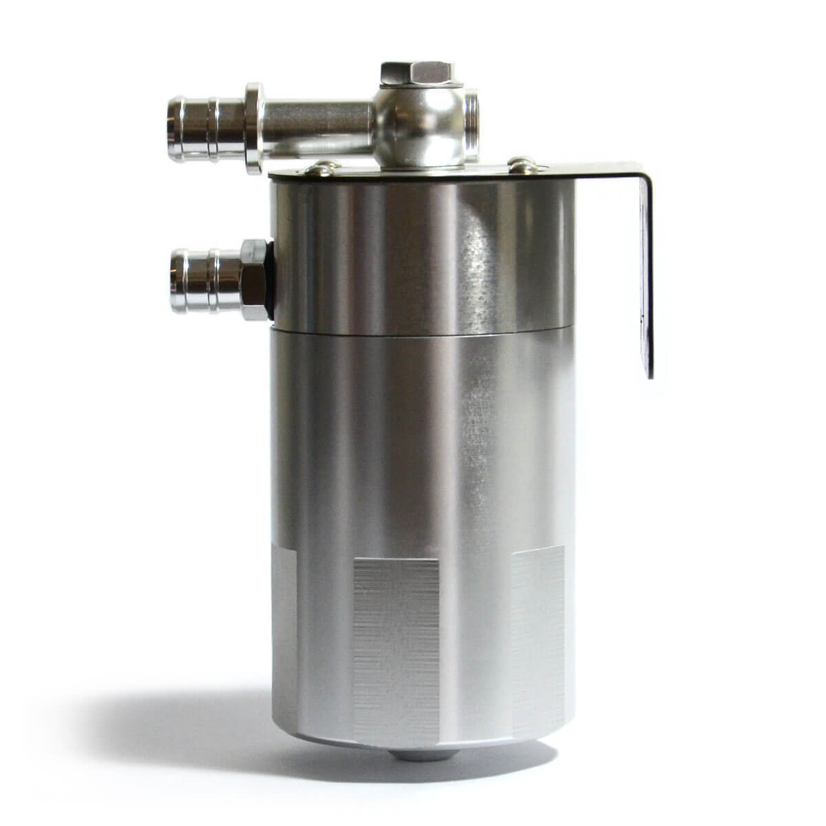 SAAS Oil Catch Can Tank 4x4 Baffled Polished Alloy Aluminium Billet 500ml