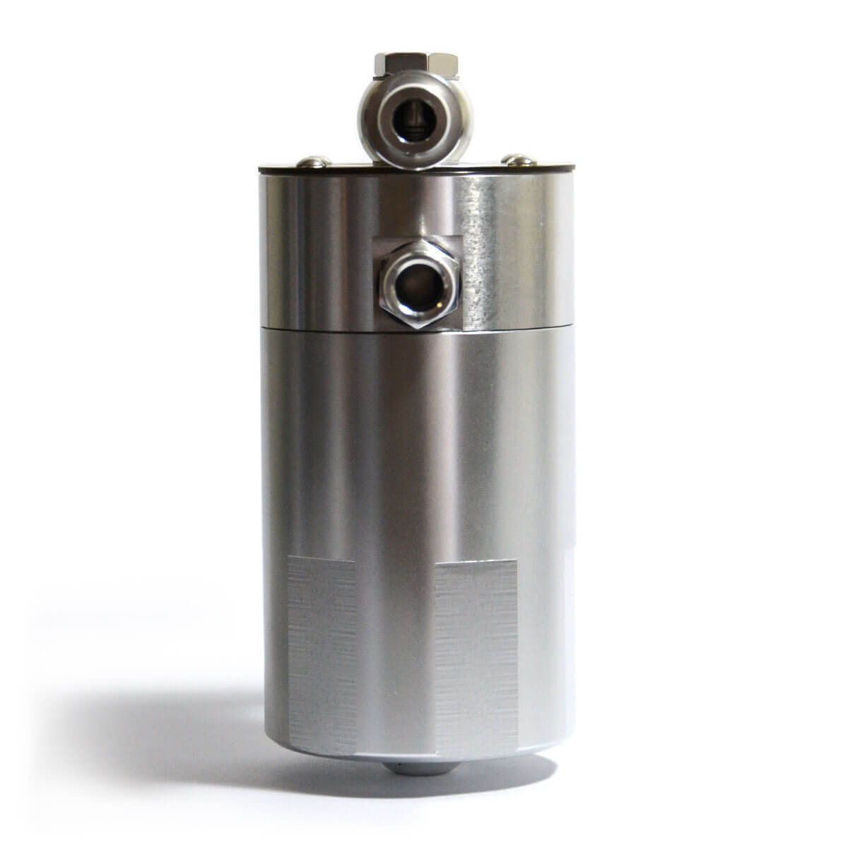 SAAS Oil Catch Can Tank 4x4 Baffled Polished Alloy Aluminium Billet 500ml