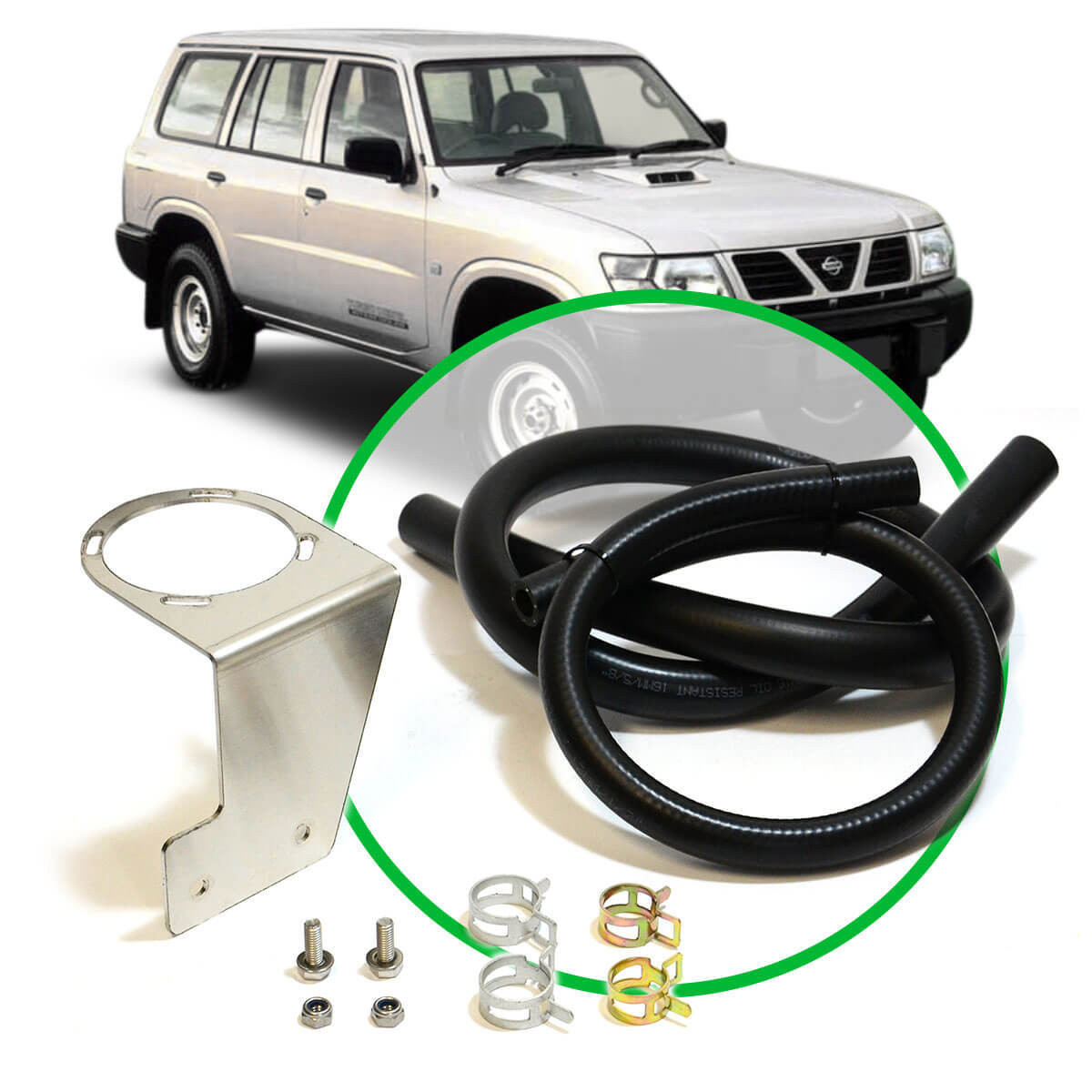Oil Catch Tank Install Kit Patrol GU-Y61 4.2L 1997 - 2006