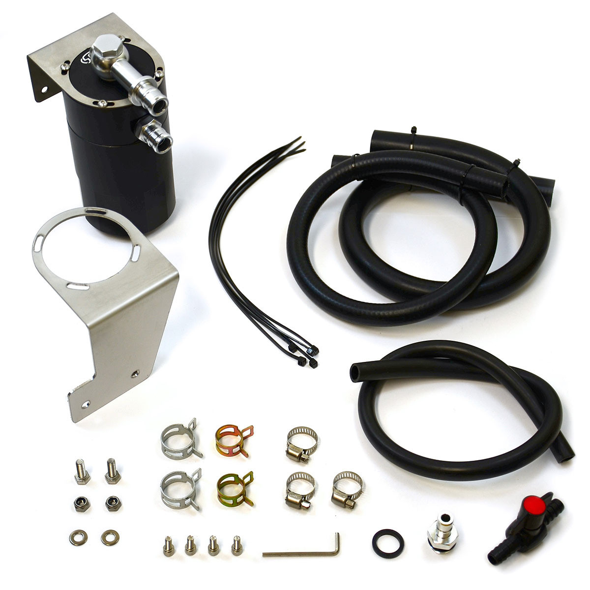 Oil Catch Tank Full Kit Patrol GU-Y61 4.2L 1997 - 2006 Blk Tank