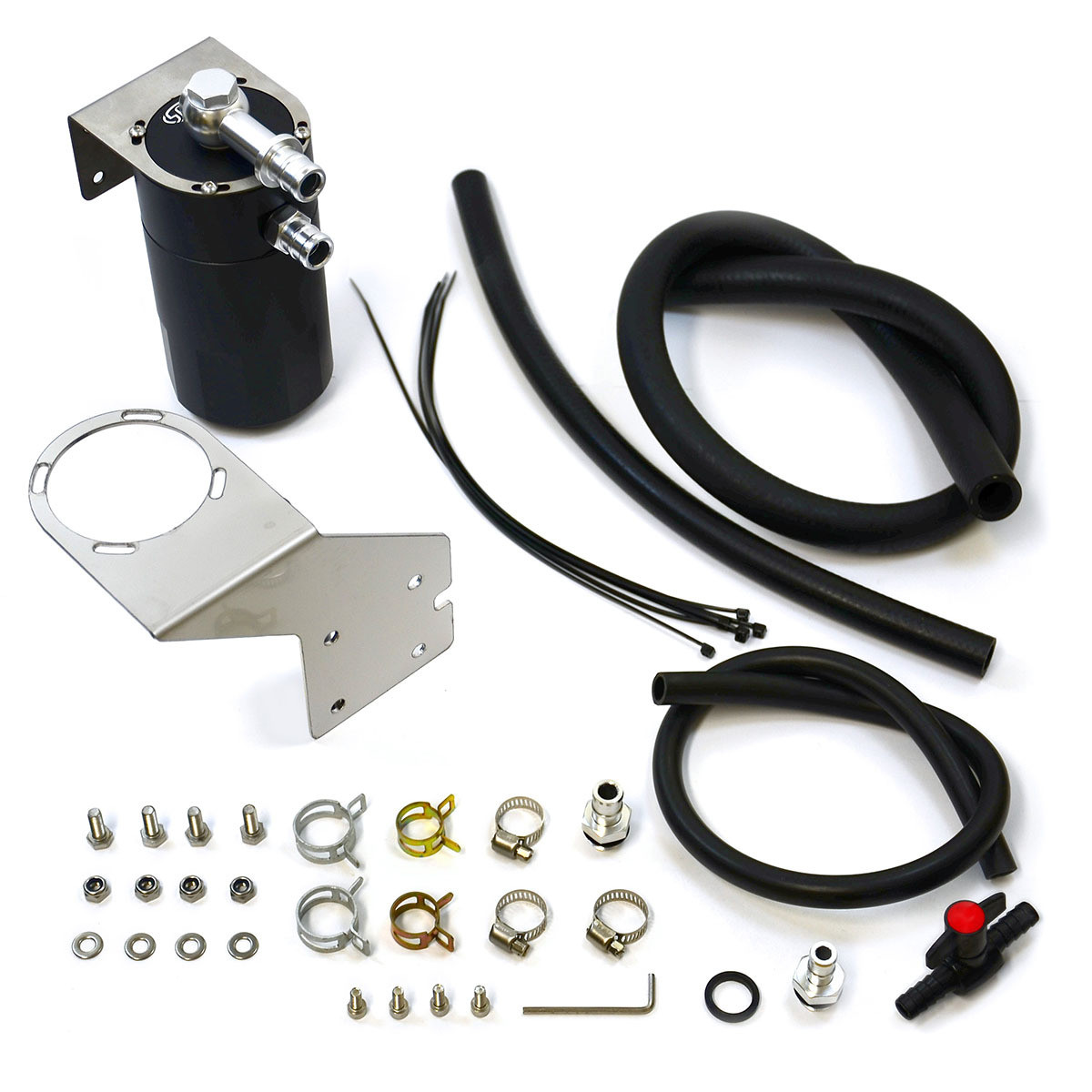 Oil Catch Tank Full Kit Patrol GU-Y61 3.0L 2000 - 2016 Blk Tank