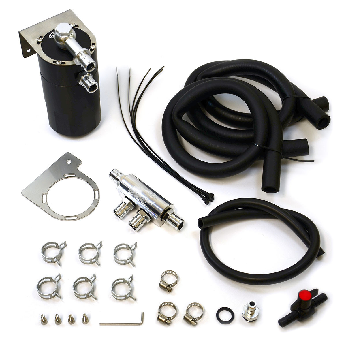 Oil Catch Tank Full Kit Navara D40 2.5L 2005 - 2015 Blk Tank