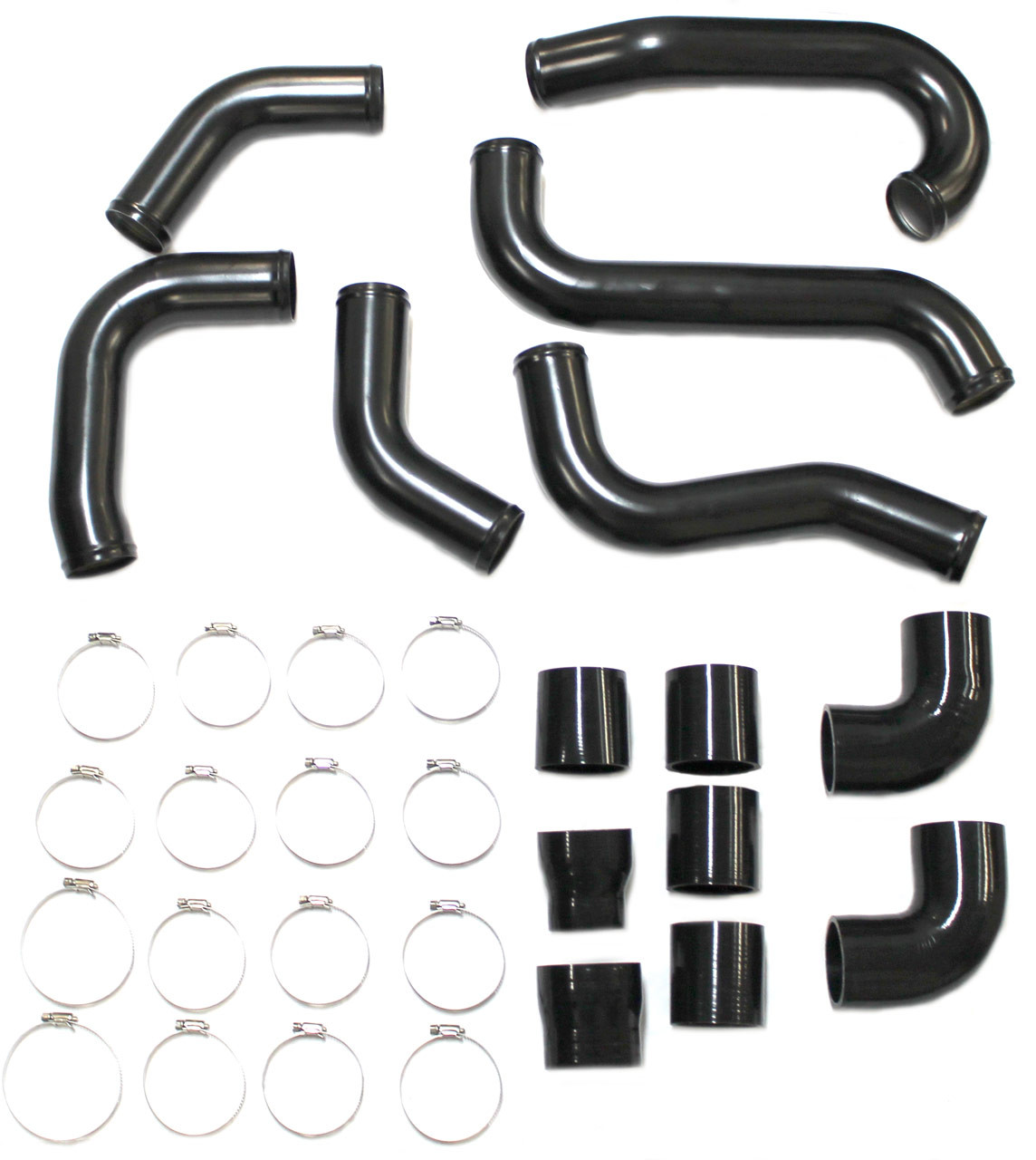 Turbo Air KIT Black Intercooler Piping Throttle Intake for Ford FG XR6T XR6
