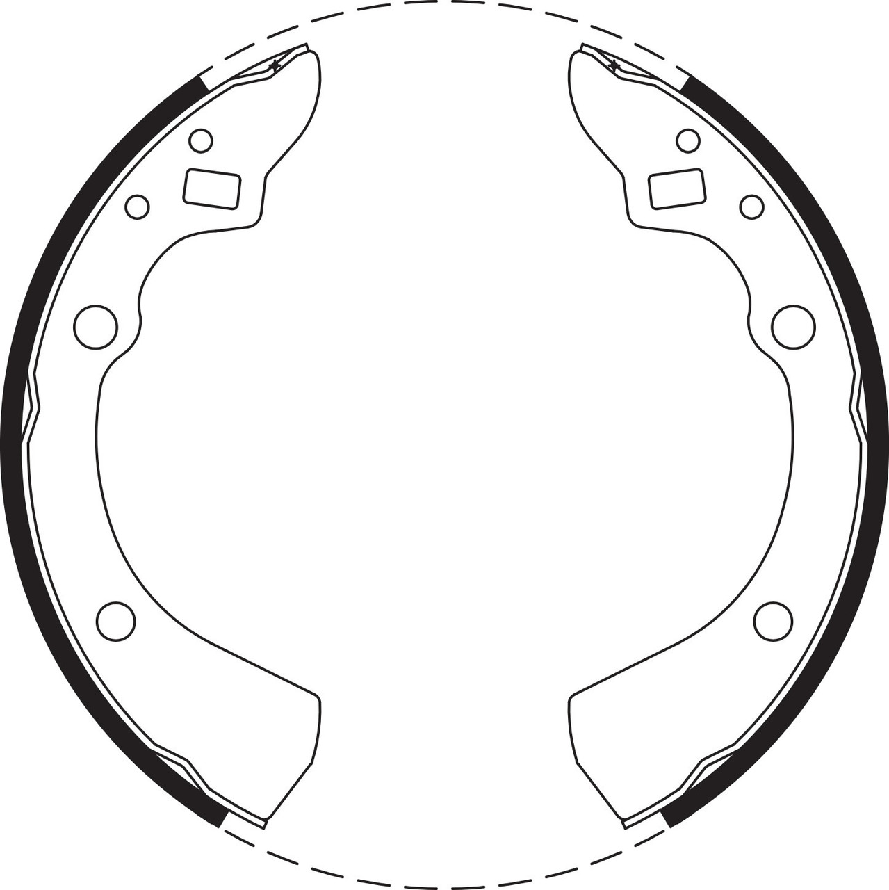 Brake Shoe Set - BS1394