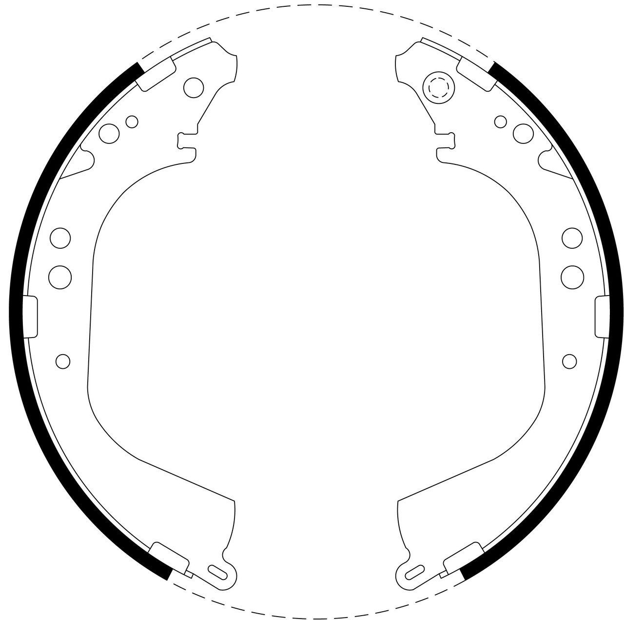 Brake Shoe Set - BS1414