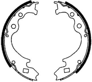 Brake Shoe Set - BS1585