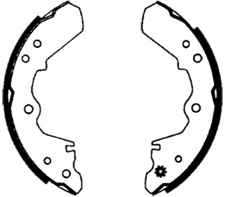 Brake Shoe Set - BS1595