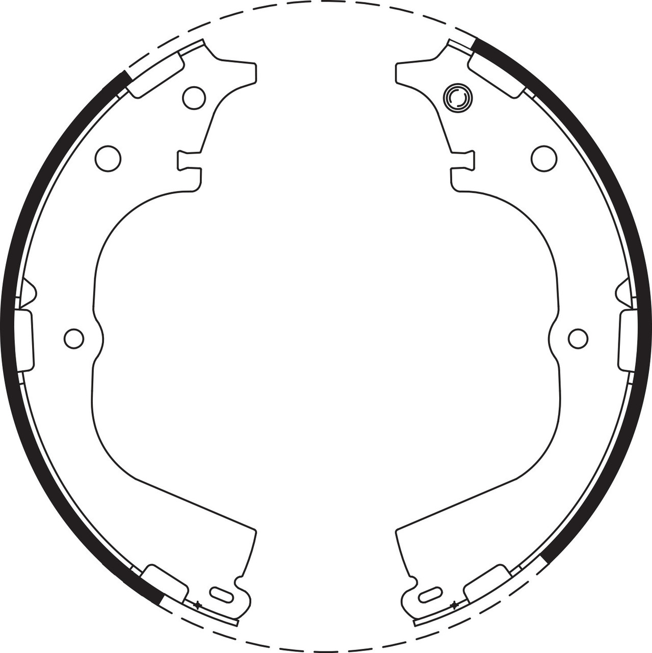 Brake Shoe Set - BS1678