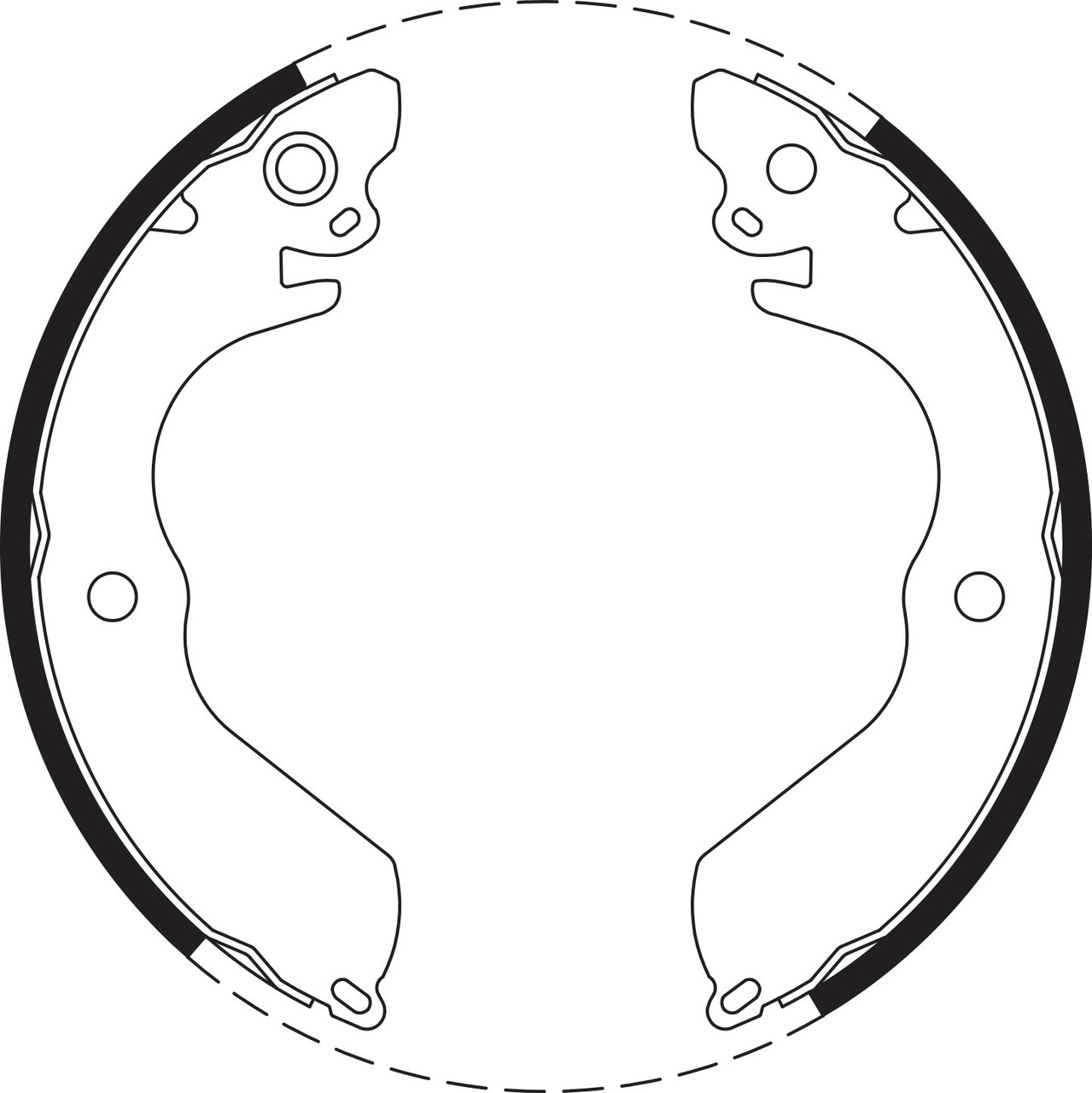 Brake Shoe Set - BS1681