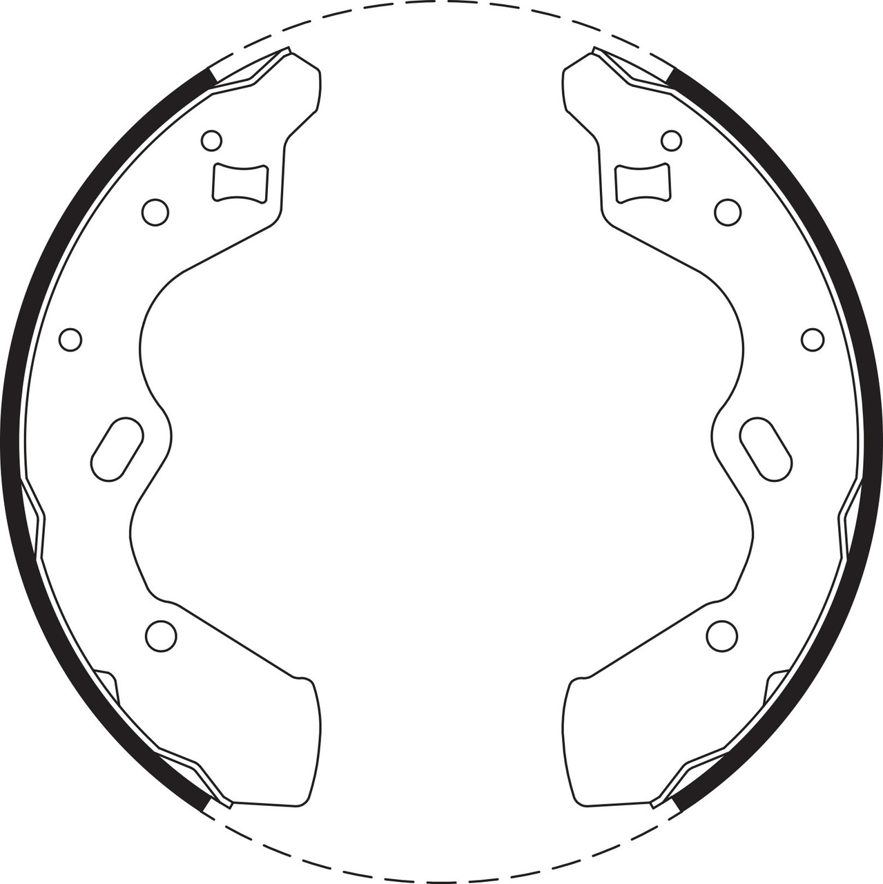 Brake Shoe Set - BS1694