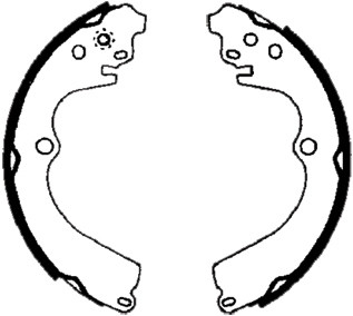 Brake Shoe Set - BS1730
